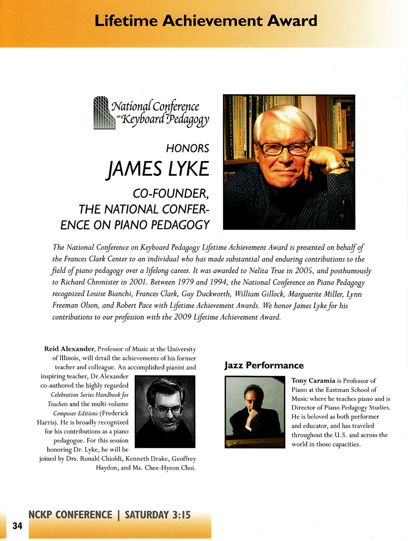 James Lyke Lifetime Achievement Award